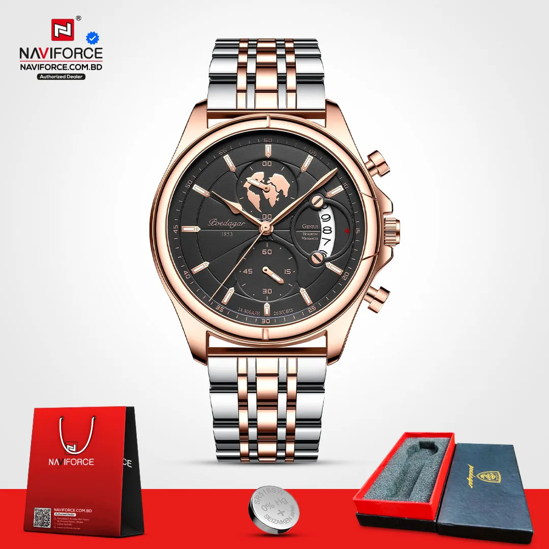 Poedagar-802-CH-–-Black-Sliver