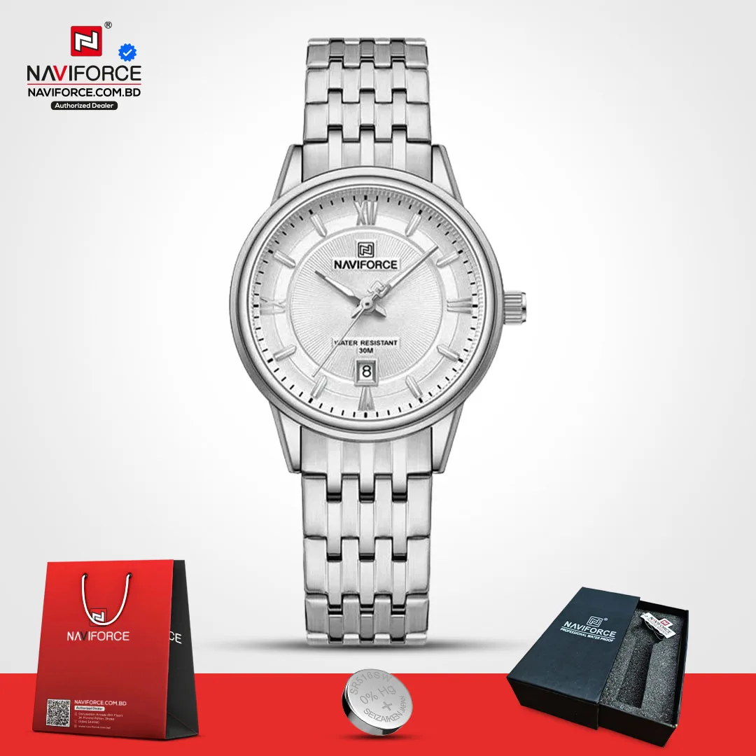 Naviforce 8040 For Women - Silver