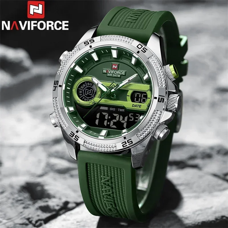 Naviforce 9223 T - Silver Green