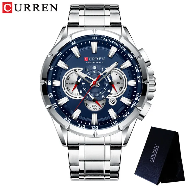 Curren 8363 - Silver Blue