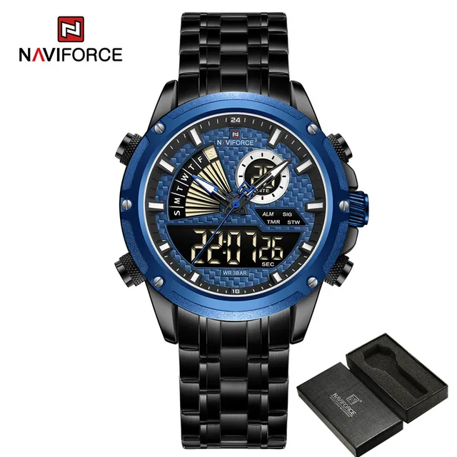 Naviforce 9205 CH - Black Blue