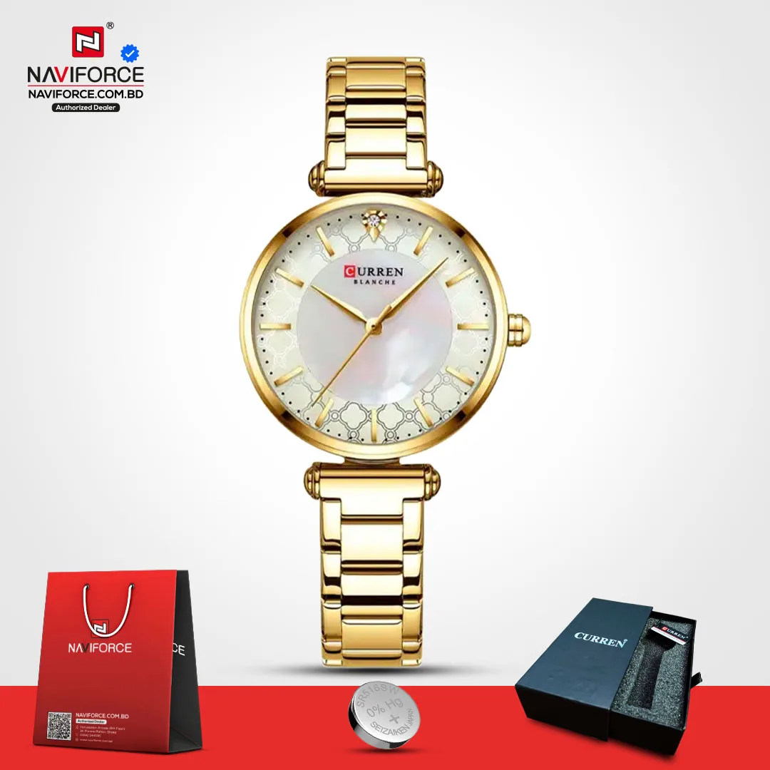 Curren 9072 CH - Gold Watch Price in Bangladesh | Naviforce Bangladesh