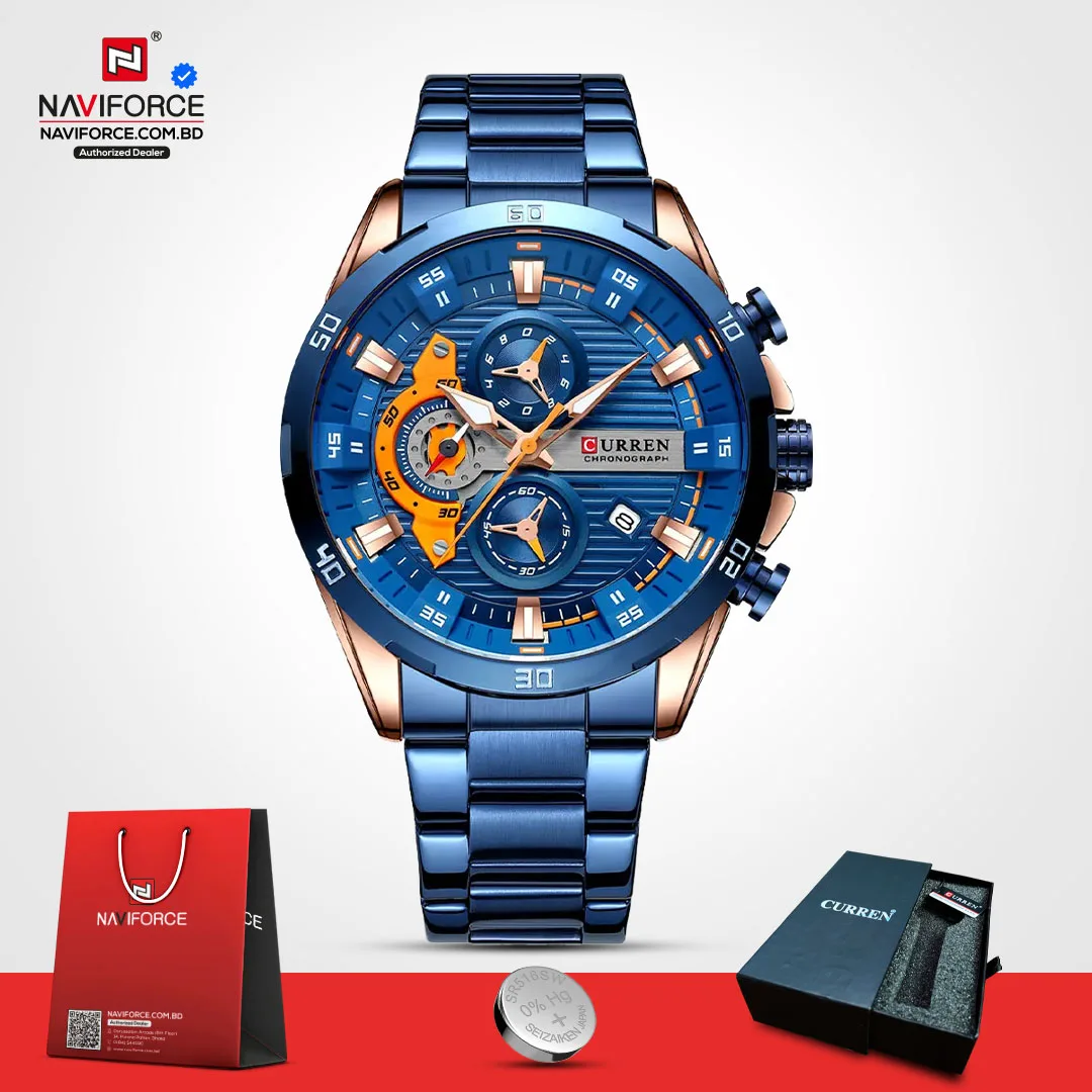 Curren-8402-–-Rose-Gold-Blue