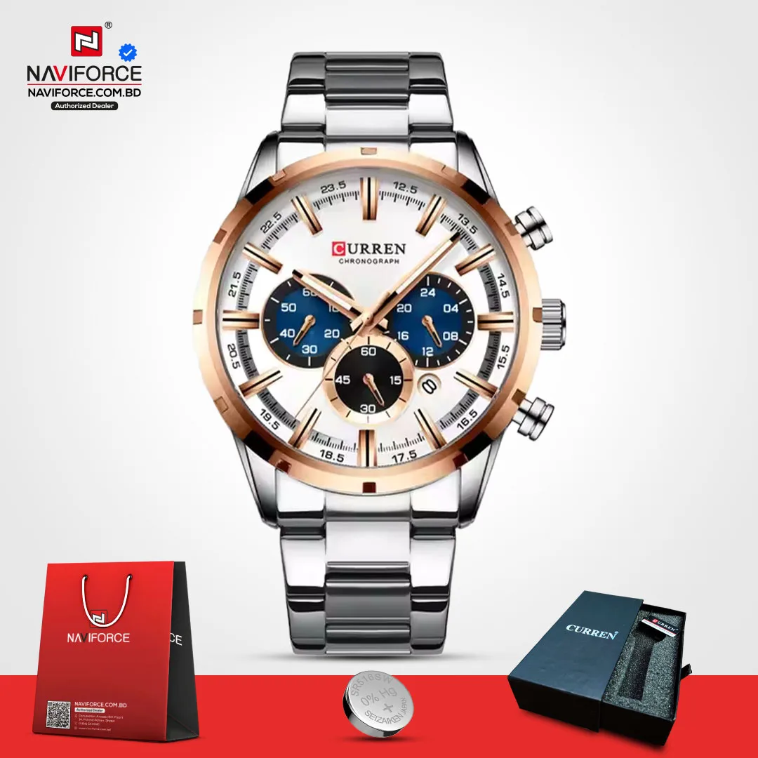 Curren-8355-–-Silver-Gold