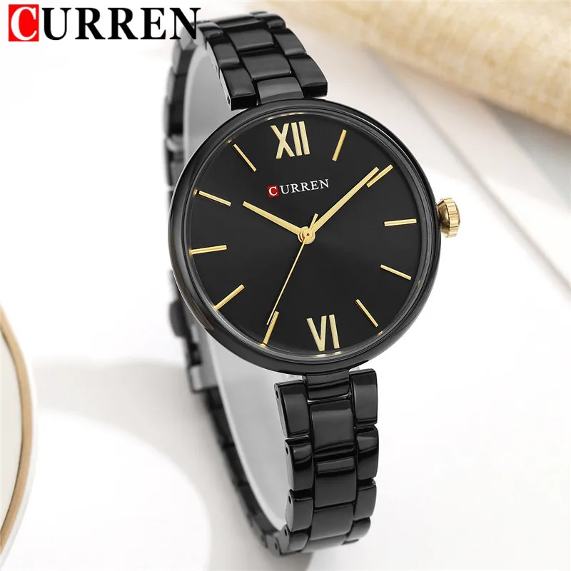 Curren 9017 CH - Black For Women