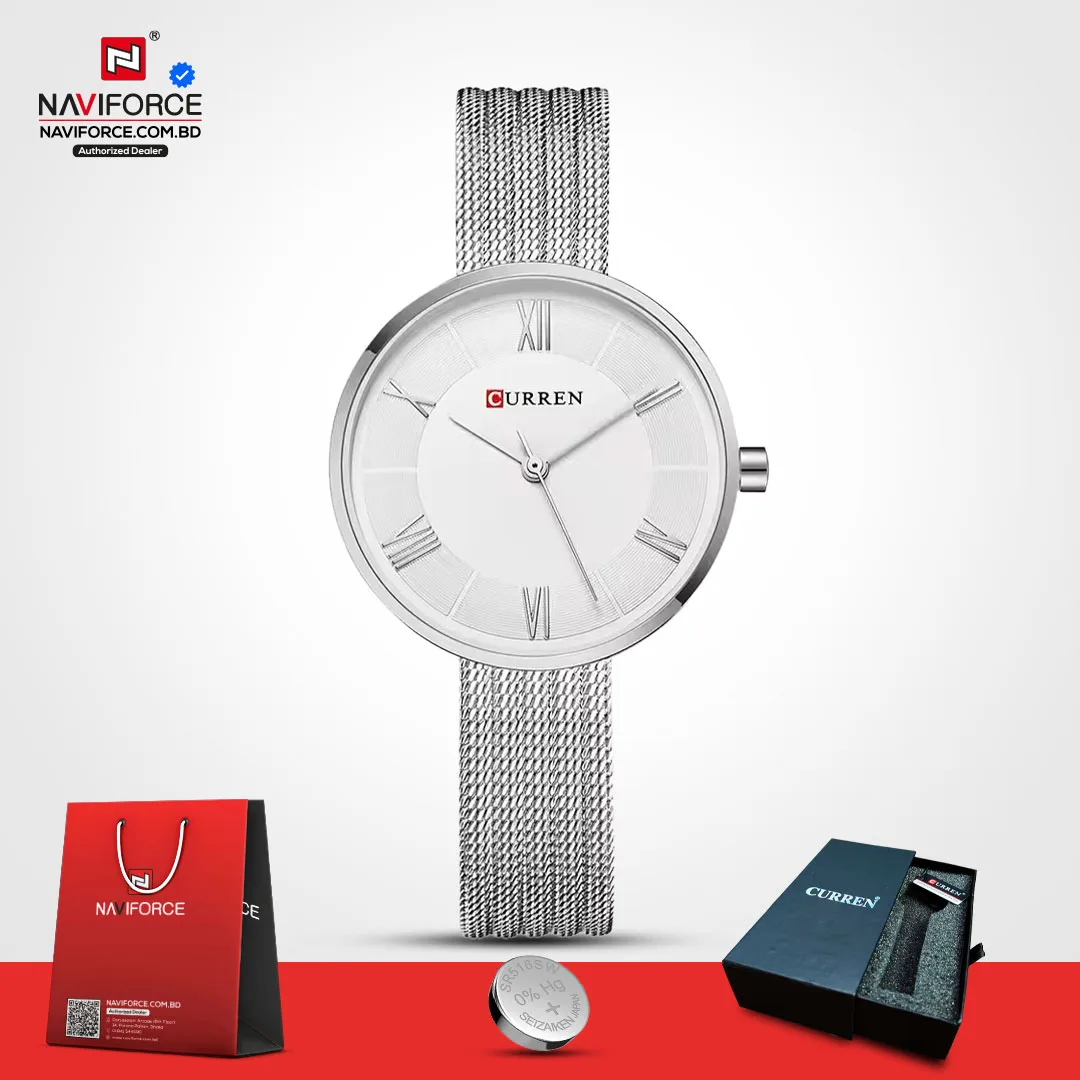 Curren-9020-Women-–-Silver