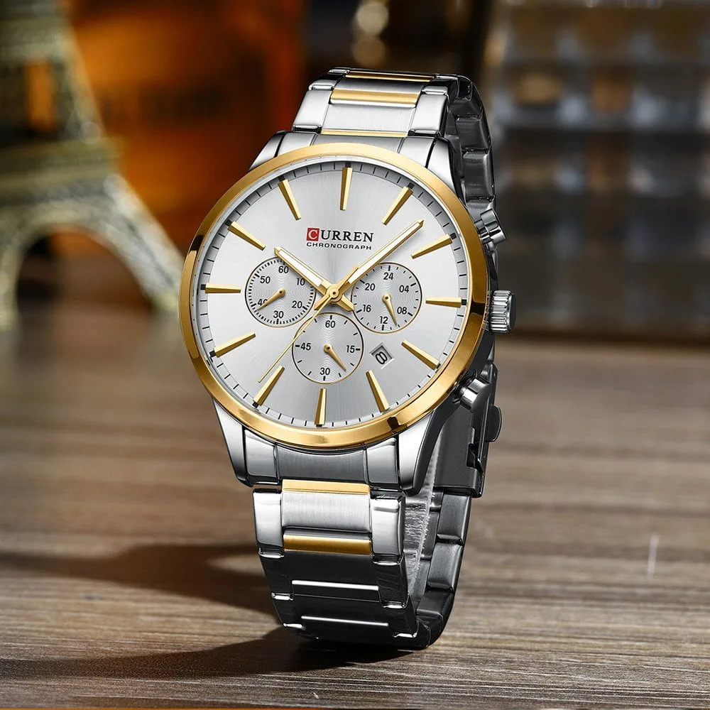 Curren 8435 - Silver Gold