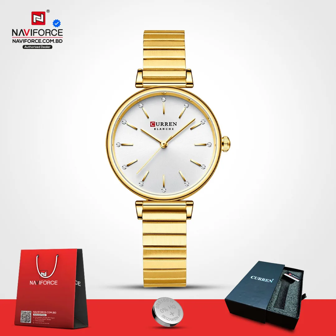 Curren-9081-CH-–-Gold-White