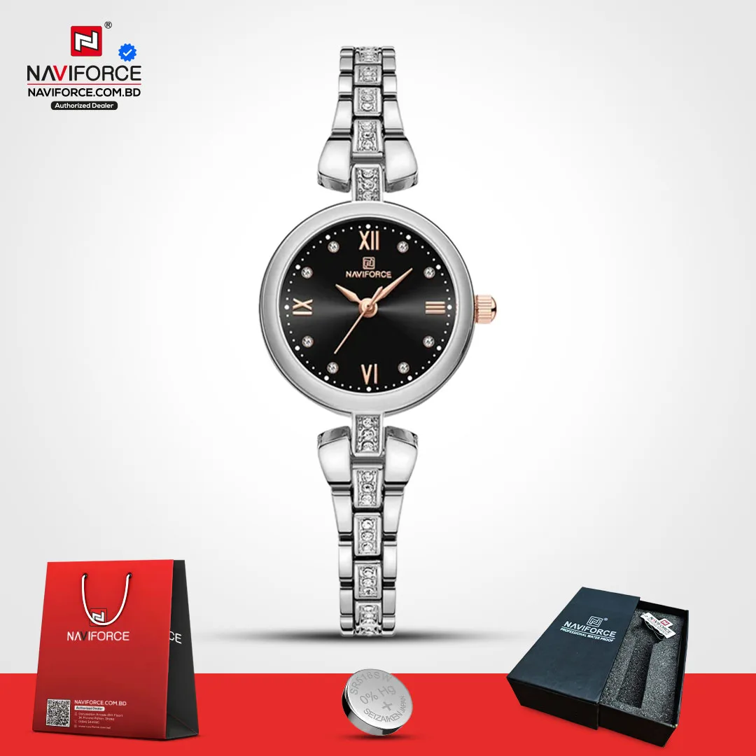 Naviforce-5034–Silver-Black
