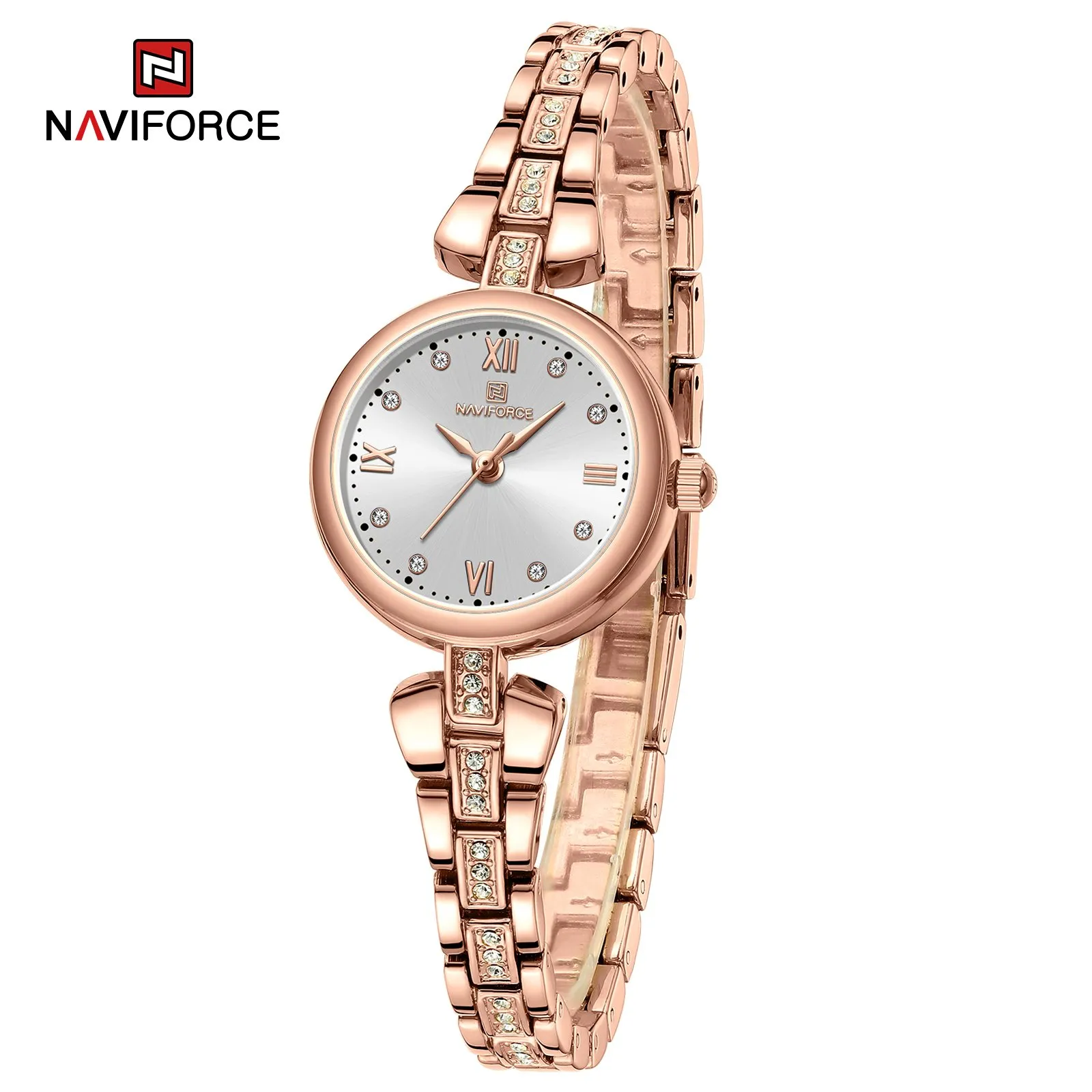 Naviforce 5034 - RoseGold White