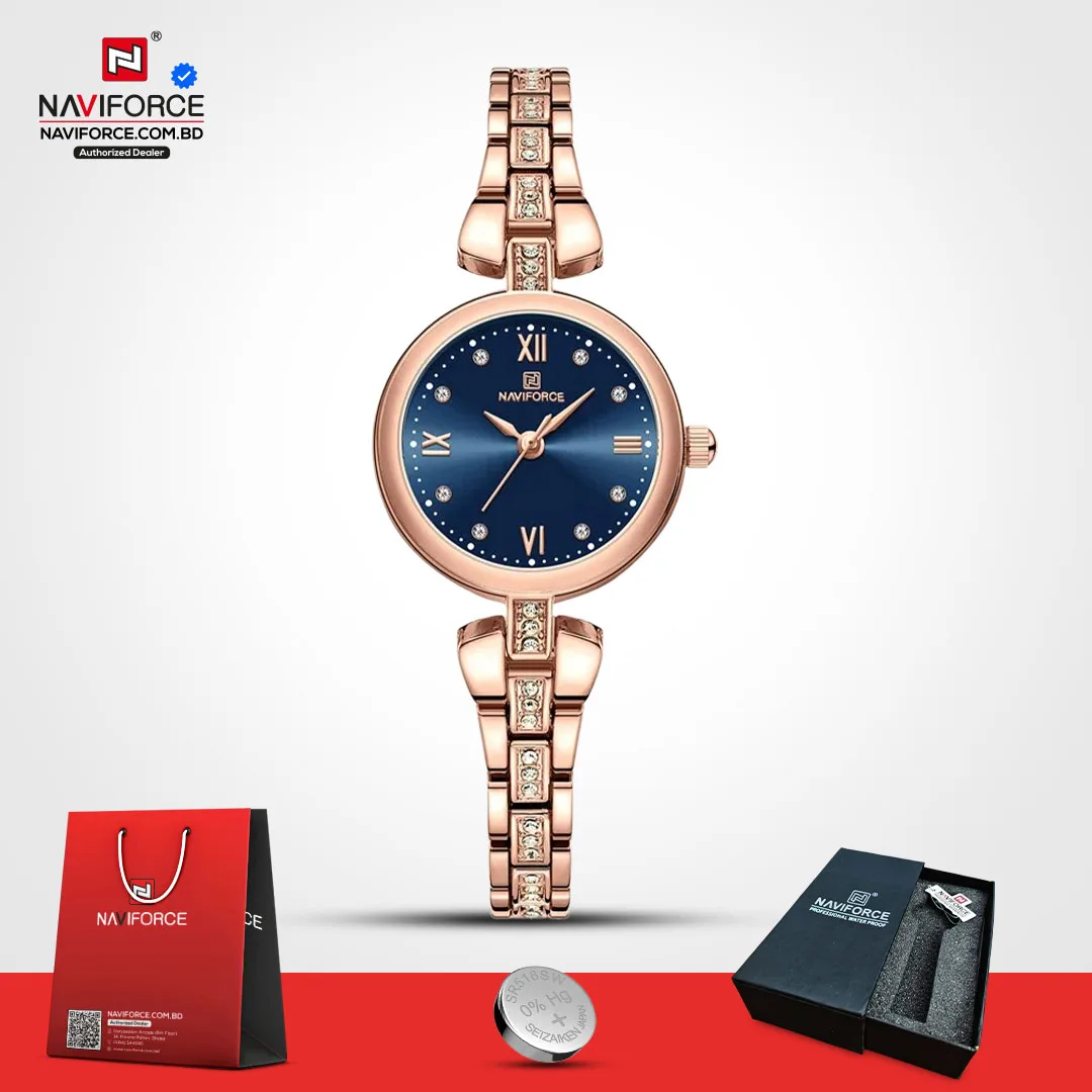 Naviforce-5034–RoseGold-Blue