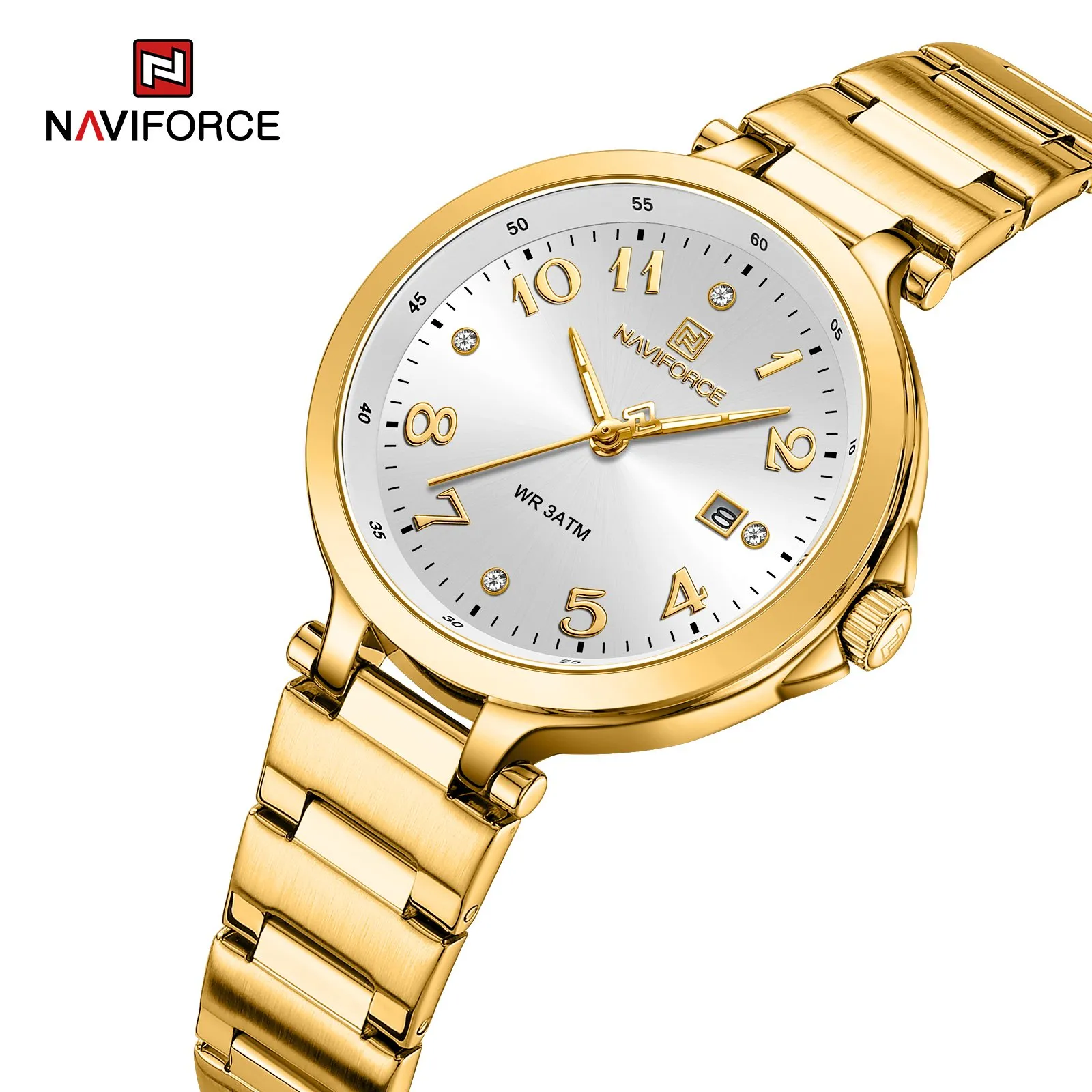 Naviforce 5033 - Gold White