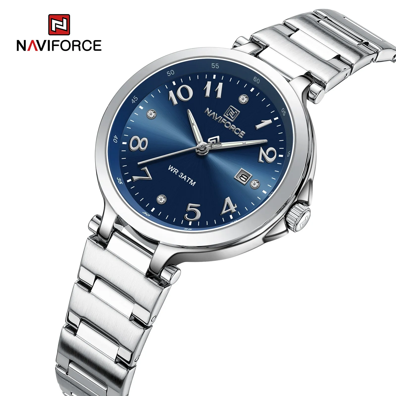 Naviforce 5033 - Silver Blue