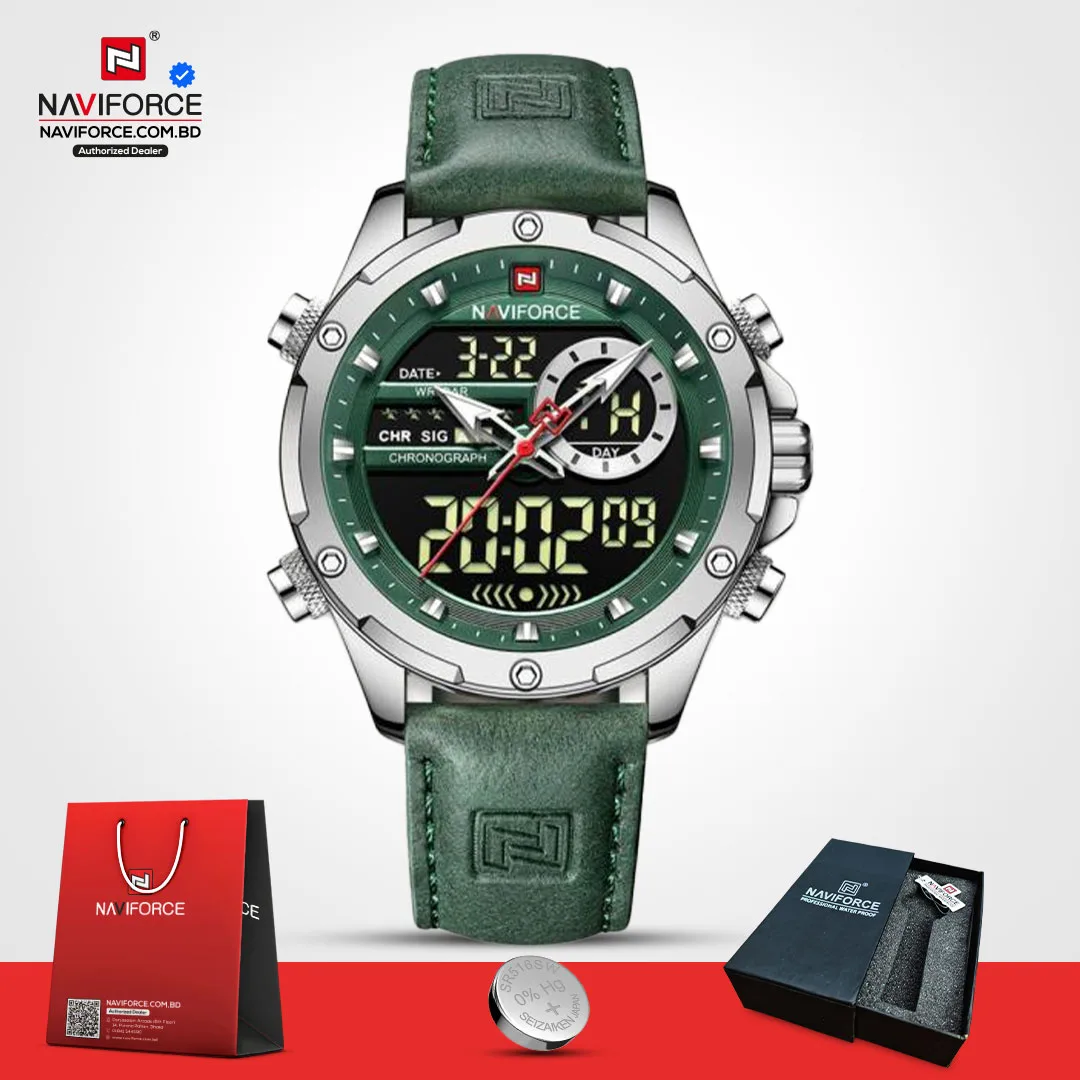Naviforce 9208 L - Silver Green