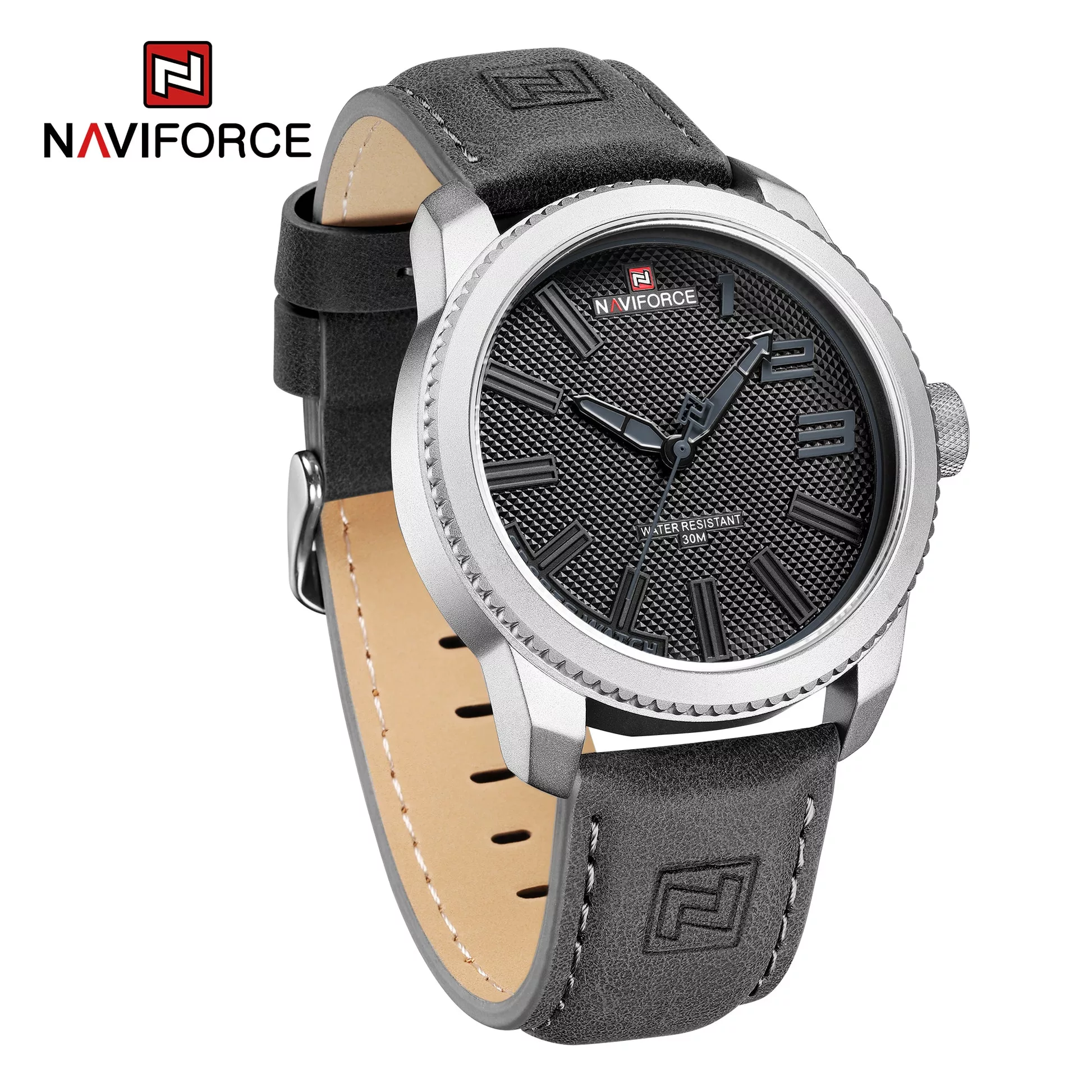 Naviforce 9202 L - Silver Gray