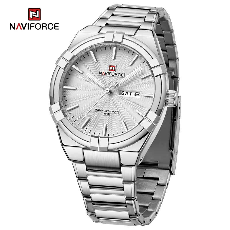 Naviforce 9218 CH - Silver