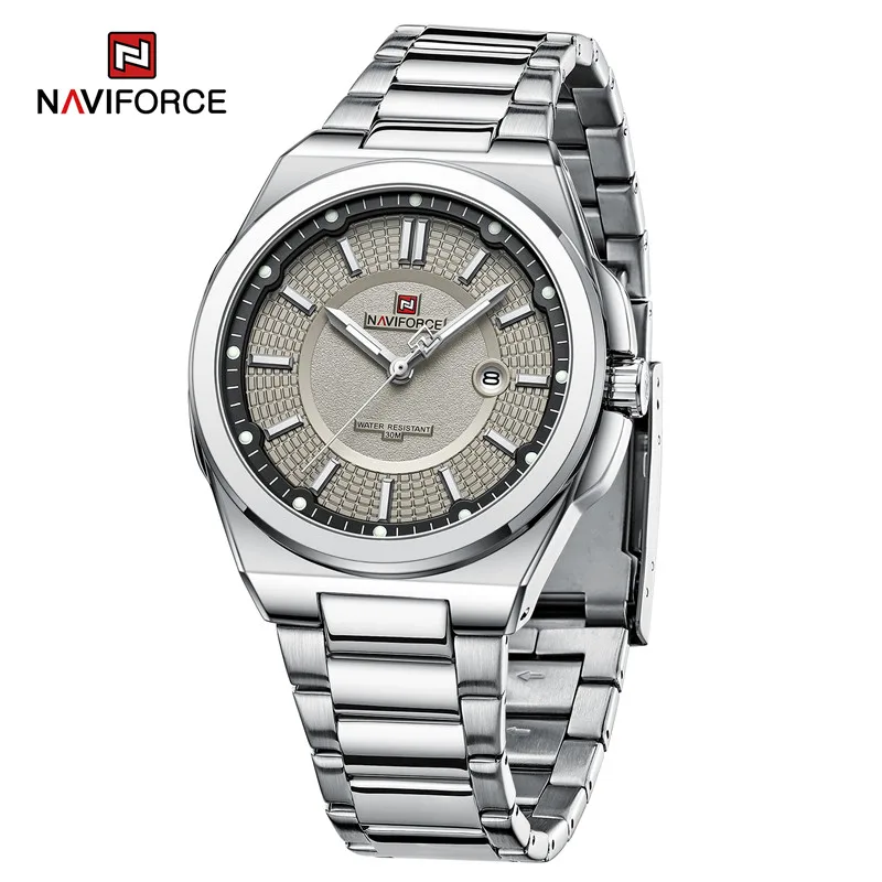 Naviforce 9212 CH - Silver Gray