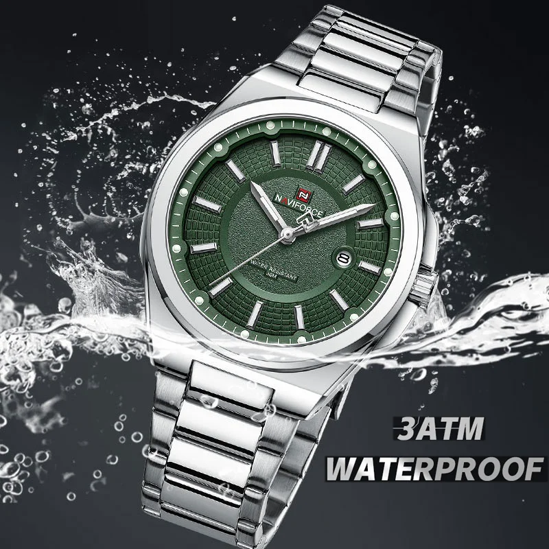Naviforce 9212 CH - Silver Green