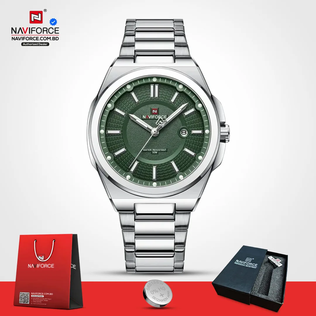 Naviforce-9212-CH-–-Silver-Green