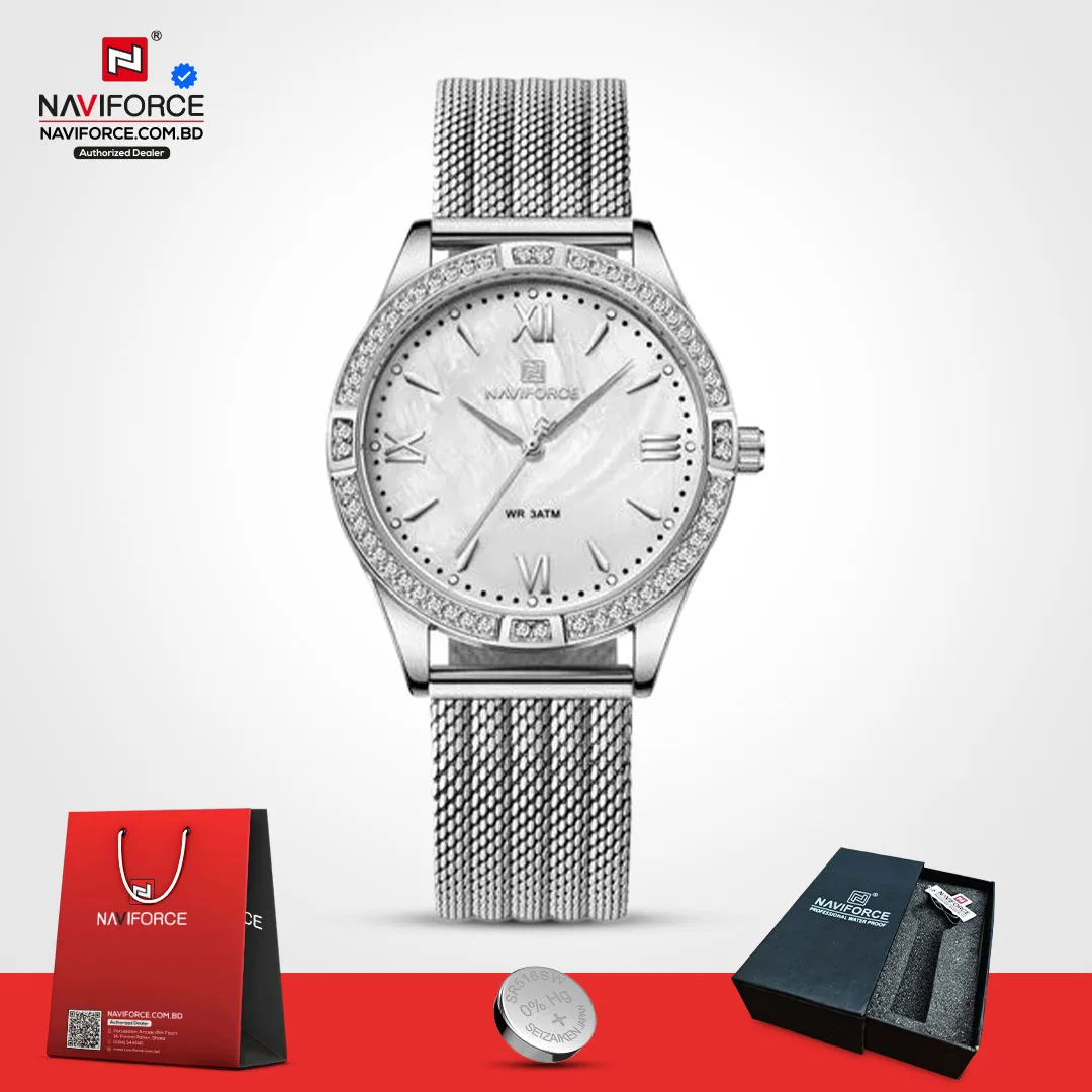 Naviforce 5028 - Silver For Women