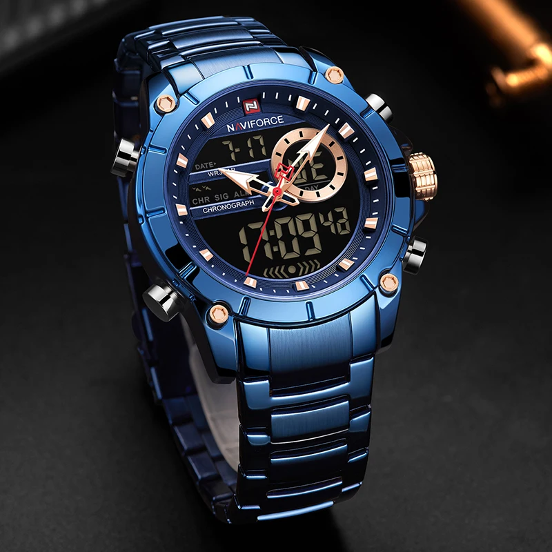 Naviforce 9163 CH - Blue