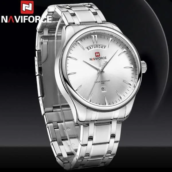 Naviforce 9213 CH - Silver