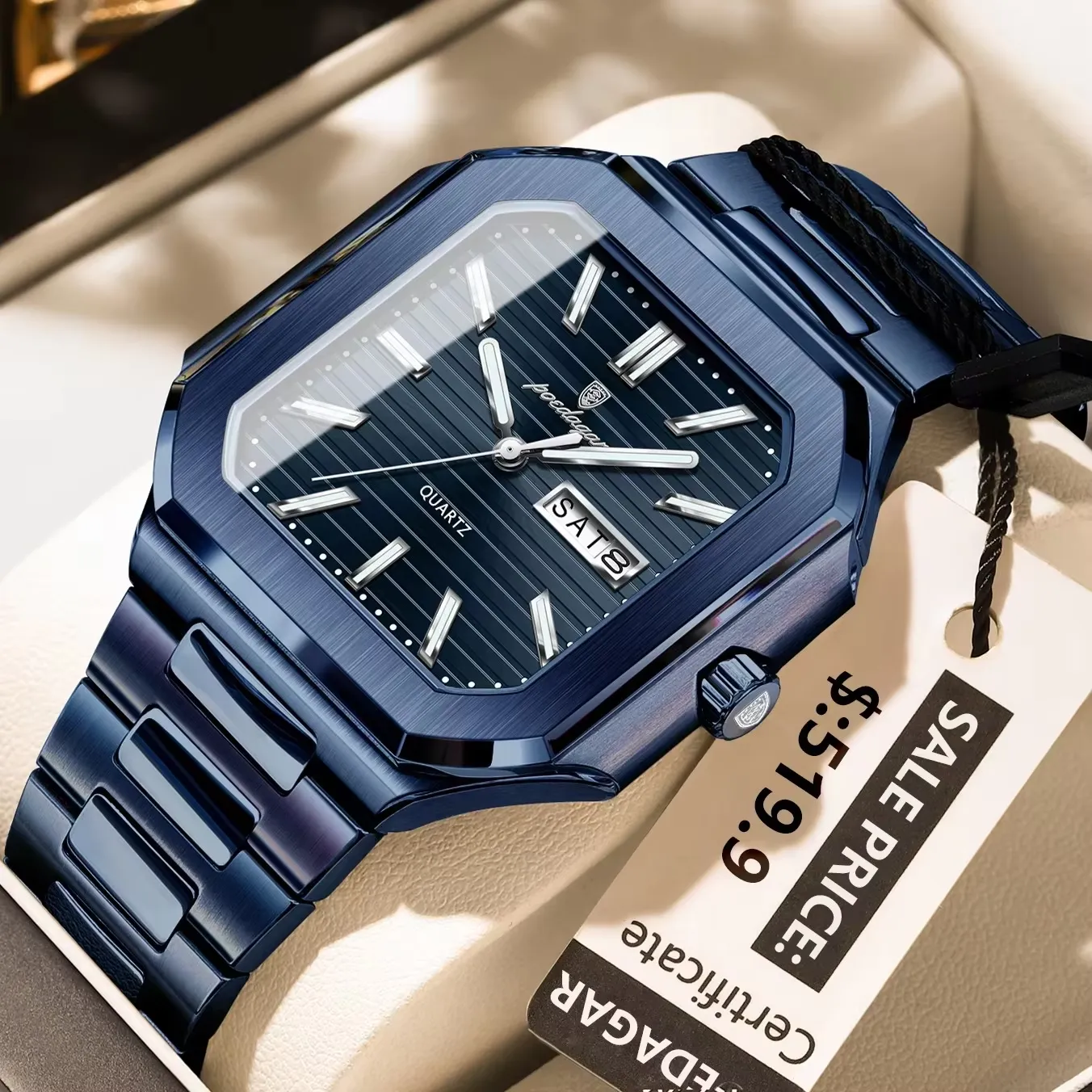 Poedagar 672 Men's Watch - Blue