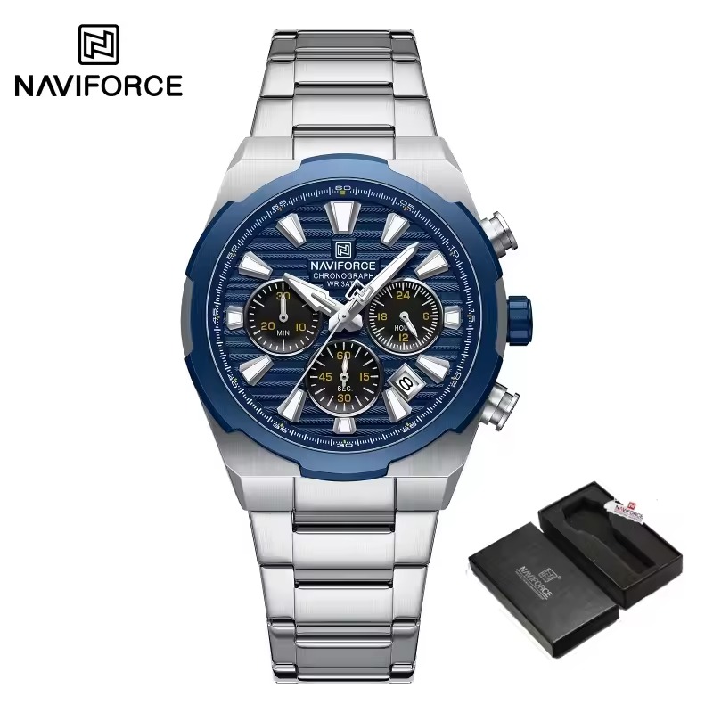 Naviforce 8081 - Silver Blue 