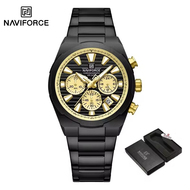 Naviforce 8081 - Black Gold