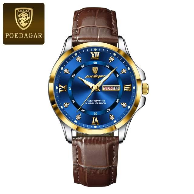 Poedagar 855L For Men - Brown Blue