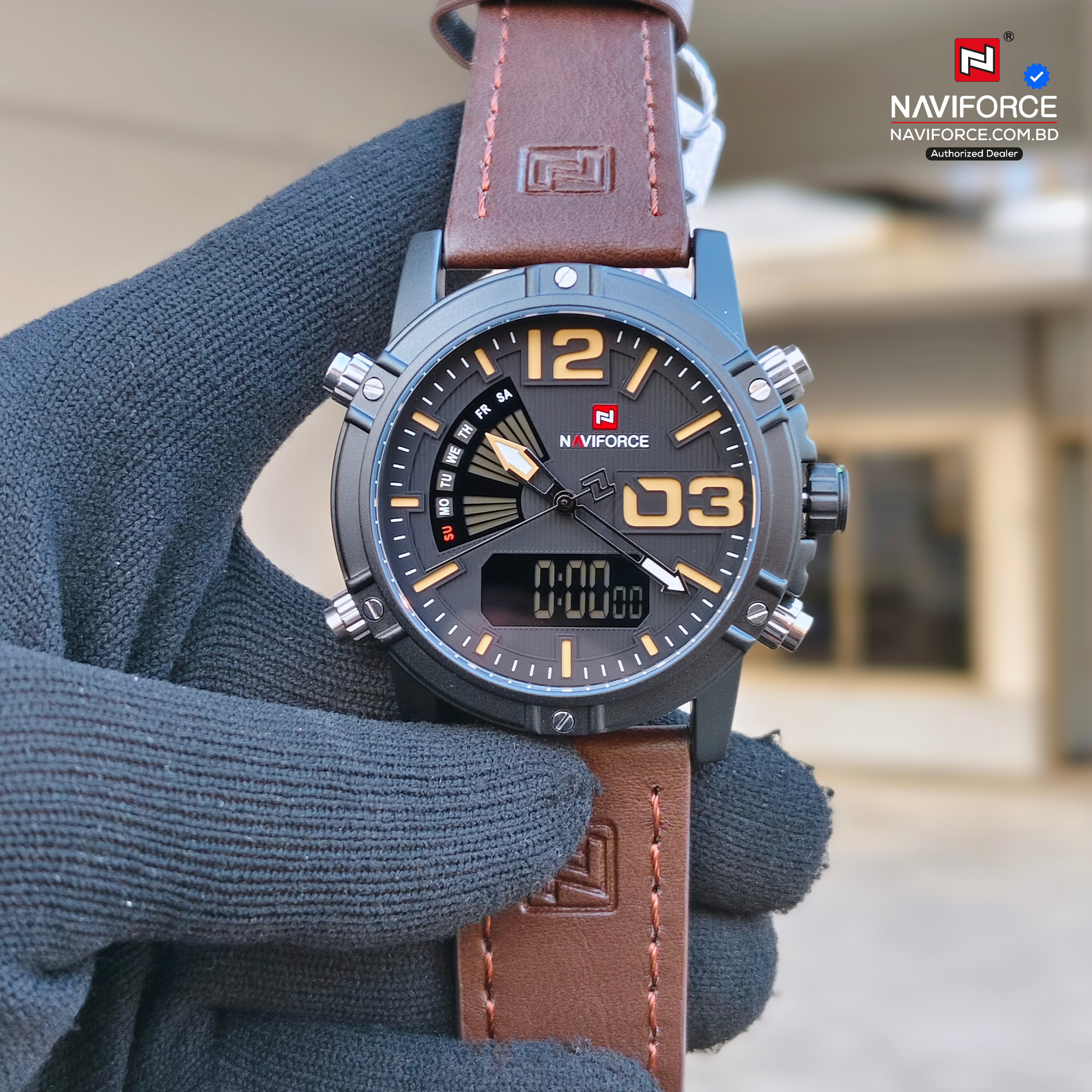 Naviforce 9095 L - Brown