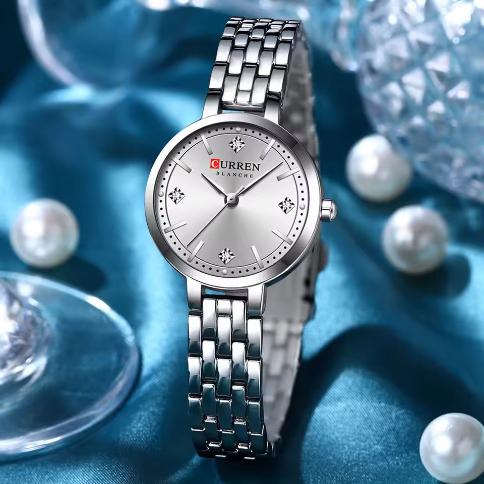 Curren 9106 Ladies Watch - Silver 